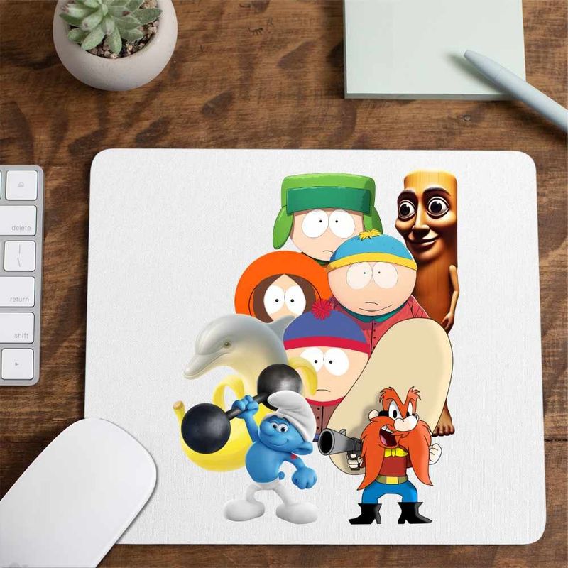 PC, gaming si accesorii - Periferice PC - Mousepad - Mousepad South Park Tung Sahur Strumf Sportiv Yosemite Sam Brainrot Italian, CoolTrend, 21x19cm - Infinity.ro