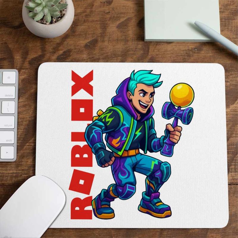 PC, gaming si accesorii - Periferice PC - Mousepad - Mousepad Kendama Roblox Skin CoolTrend, 21x19cm - Infinity.ro