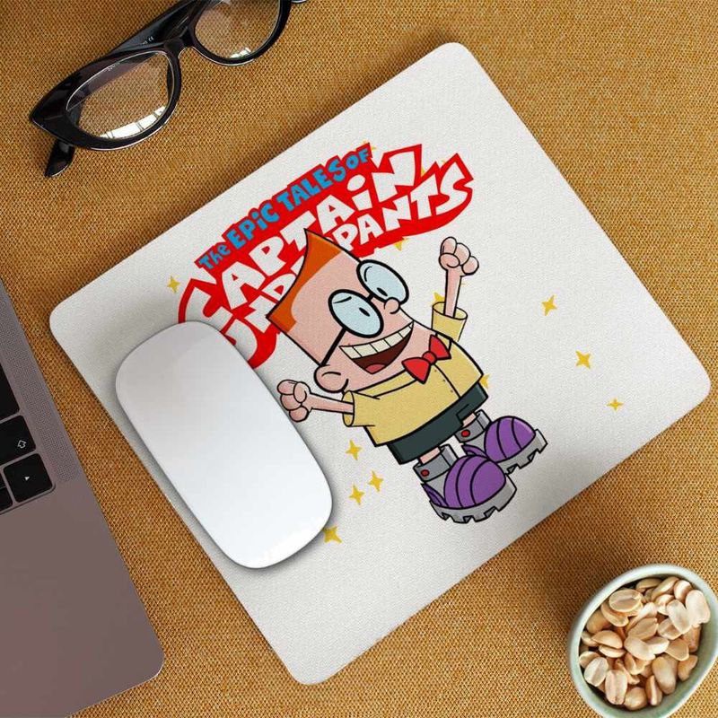 PC, gaming si accesorii - Periferice PC - Mousepad - Mousepad Captain Underpants Melvin Sneedly Aventurile Capitanului Chilot CoolTrend, 21x19cm - Infinity.ro