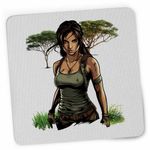 PC, gaming si accesorii - Periferice PC - Mousepad - Mousepad Tomb Raider Artefact Antice Lara Croft Armata CoolTrend, 21x19cm - Infinity.ro