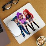 PC, gaming si accesorii - Periferice PC - Mousepad - Mousepad Six Seven Kpop Huntrix 67 Demon Hunters CoolTrend, 21x19cm - Infinity.ro
