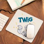 PC, gaming si accesorii - Periferice PC - Mousepad - Mousepad Hilda Twig Vulpe Alba Trolberg, 21x19cm - Infinity.ro