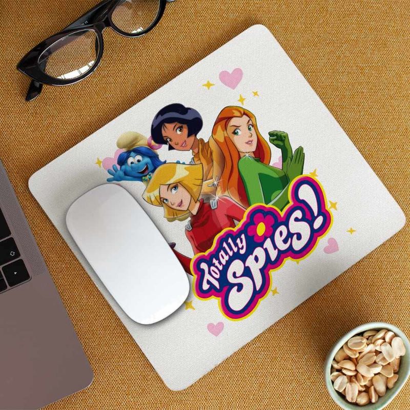 PC, gaming si accesorii - Periferice PC - Mousepad - Mousepad Spioanele Aventuri Desene Spioni CoolTrend, 21x19cm - Infinity.ro