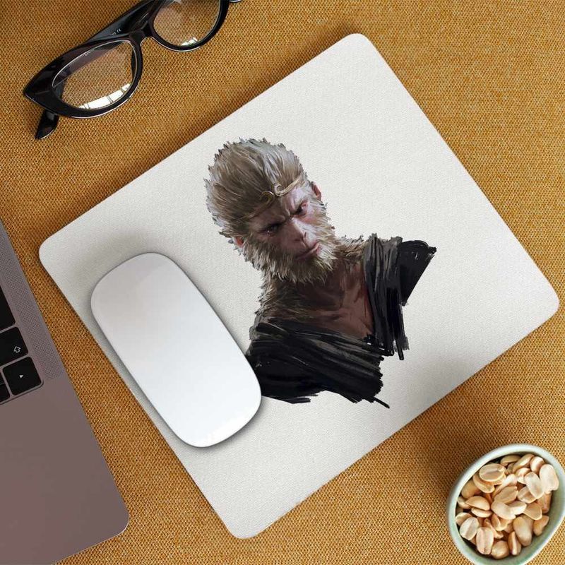 PC, gaming si accesorii - Periferice PC - Mousepad - Mousepad Wukong Myth Black Death Monkey, 21x19cm - Infinity.ro