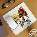 PC, gaming si accesorii - Periferice PC - Mousepad - Mousepad Kendama Spongebob Flacari Plankton Squarepants Pantaloni Patrati CoolTrend, 21x19cm - Infinity.ro