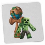 PC, gaming si accesorii - Periferice PC - Mousepad - Mousepad Kendama Minecraft Creeper Trial CoolTrend, 21x19cm - Infinity.ro