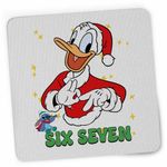 PC, gaming si accesorii - Periferice PC - Mousepad - Mousepad Six Seven Donald Duck Craciun Mickey Mouse CoolTrend, 21x19cm - Infinity.ro