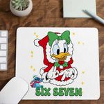 PC, gaming si accesorii - Periferice PC - Mousepad - Mousepad Six Seven Daisy Craciun Donald Duck Mickey Mouse CoolTrend, 21x19cm - Infinity.ro