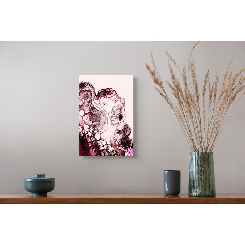 Casa si Gradina - Decoratiuni - Tablouri - Tablou Canvas, "Conexiuni eterice în dans cromatic", 26 x 39 cm - Infinity.ro