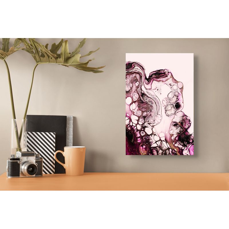 Casa si Gradina - Decoratiuni - Tablouri - Tablou Canvas, "Conexiuni eterice în dans cromatic", 26 x 39 cm - Infinity.ro