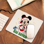 PC, gaming si accesorii - Periferice PC - Mousepad - Mousepad Six Seven Mickey Mouse Craciun Donald Duck CoolTrend, 21x19cm - Infinity.ro