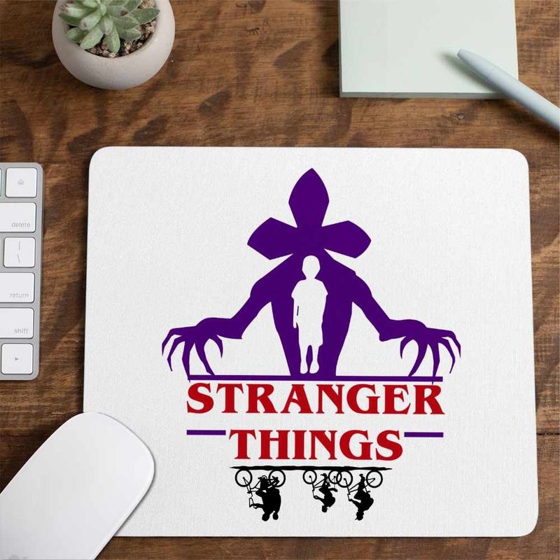 PC, gaming si accesorii - Periferice PC - Mousepad - Mousepad Stranger Things Gate Abyss Abis Hell Demogorgon CoolTrend, 21x19cm - Infinity.ro
