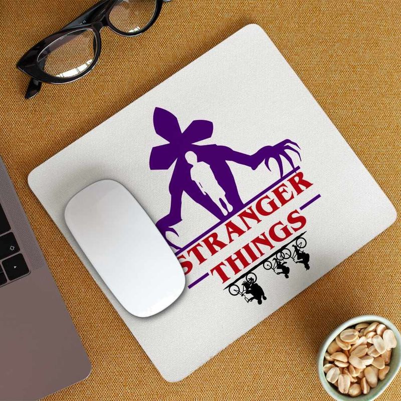 PC, gaming si accesorii - Periferice PC - Mousepad - Mousepad Stranger Things Gate Abyss Abis Hell Demogorgon CoolTrend, 21x19cm - Infinity.ro