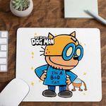 PC, gaming si accesorii - Periferice PC - Mousepad - Mousepad Dog Man Bad Cat Capitan Chilot Dogman CoolTrend, 21x19cm - Infinity.ro