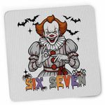 PC, gaming si accesorii - Periferice PC - Mousepad - Mousepad Six Seven Horror Pennywise 67 Halloween CoolTrend, 21x19cm - Infinity.ro