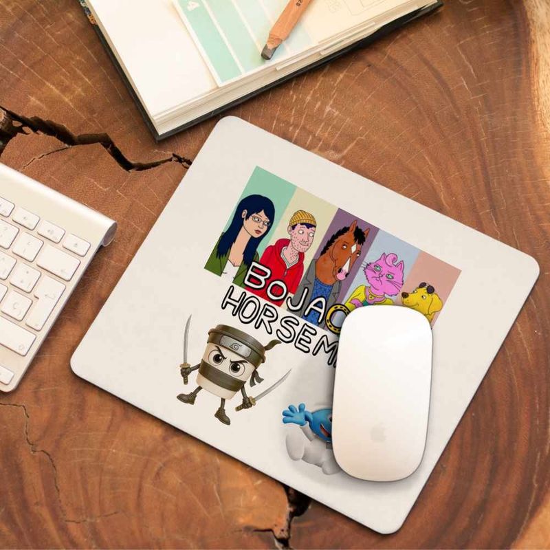 PC, gaming si accesorii - Periferice PC - Mousepad - Mousepad BoJack Horseman Friends CoolTrend, 21x19cm - Infinity.ro