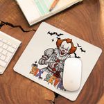 PC, gaming si accesorii - Periferice PC - Mousepad - Mousepad Six Seven Horror Pennywise 67 Halloween CoolTrend, 21x19cm - Infinity.ro