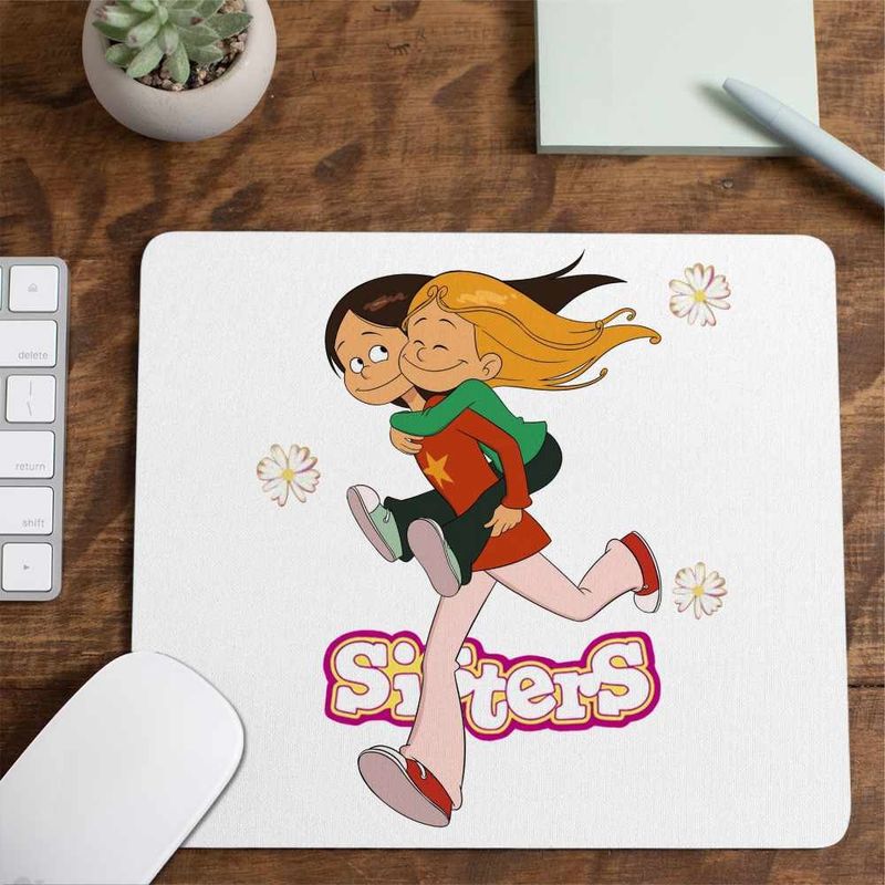 PC, gaming si accesorii - Periferice PC - Mousepad - Mousepad Surorile Wendy Marine Les Sisters, CoolTrend, 21x19cm - Infinity.ro