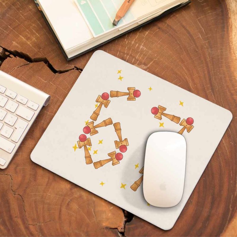 PC, gaming si accesorii - Periferice PC - Mousepad - Mousepad Kendama Six Seven 67 Sase Sapte CoolTrend, 21x19cm - Infinity.ro