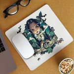 PC, gaming si accesorii - Periferice PC - Mousepad - Mousepad Familia Addams Wednesday Over Your Dead Body Horror Halloween CoolTrend, 21x19cm - Infinity.ro