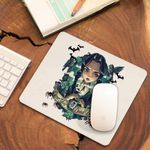 PC, gaming si accesorii - Periferice PC - Mousepad - Mousepad Familia Addams Wednesday Over Your Dead Body Horror Halloween CoolTrend, 21x19cm - Infinity.ro