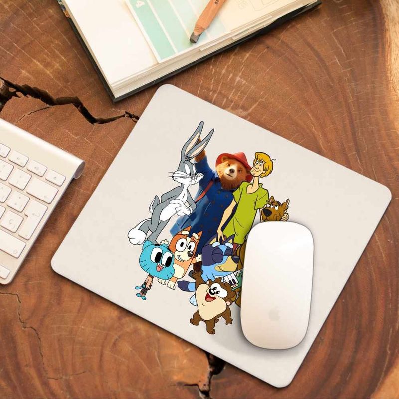 PC, gaming si accesorii - Periferice PC - Mousepad - Mousepad Paddington Scooby Doo Bugs Bunny Bingo Bluey Blue, CoolTrend, 21x19cm - Infinity.ro