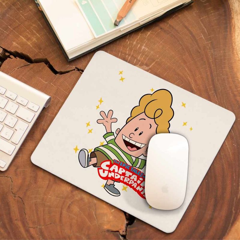 PC, gaming si accesorii - Periferice PC - Mousepad - Mousepad Captain Underpants Harold Hutchins Aventurile Capitanului Chilot CoolTrend, 21x19cm - Infinity.ro