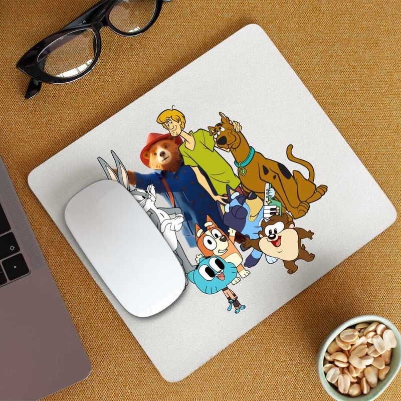 PC, gaming si accesorii - Periferice PC - Mousepad - Mousepad Paddington Scooby Doo Bugs Bunny Bingo Bluey Blue, CoolTrend, 21x19cm - Infinity.ro