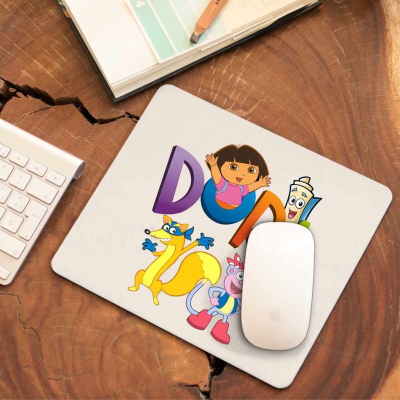 PC, gaming si accesorii - Periferice PC - Mousepad - Mousepad Desene Animate Dora Exploratoarea Explorer, CoolTrend, 21x19cm - Infinity.ro