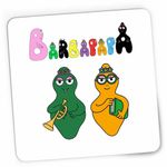 PC, gaming si accesorii - Periferice PC - Mousepad - Mousepad Barbapapa Logo Inspiratie, CoolTrend, 21x19cm - Infinity.ro