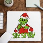 PC, gaming si accesorii - Periferice PC - Mousepad - Mousepad Six Seven Grinch Craciun CoolTrend, 21x19cm - Infinity.ro