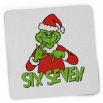 PC, gaming si accesorii - Periferice PC - Mousepad - Mousepad Six Seven Grinch Craciun CoolTrend, 21x19cm - Infinity.ro