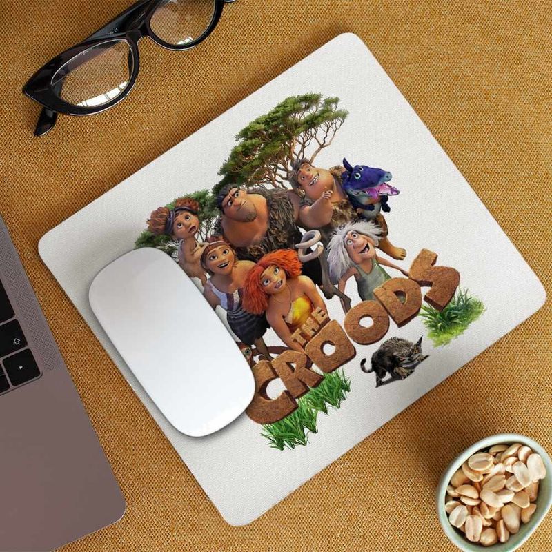 PC, gaming si accesorii - Periferice PC - Mousepad - Mousepad The Croods Actiune in Epoca de Piatra Familia Crood CoolTrend, 21x19cm - Infinity.ro