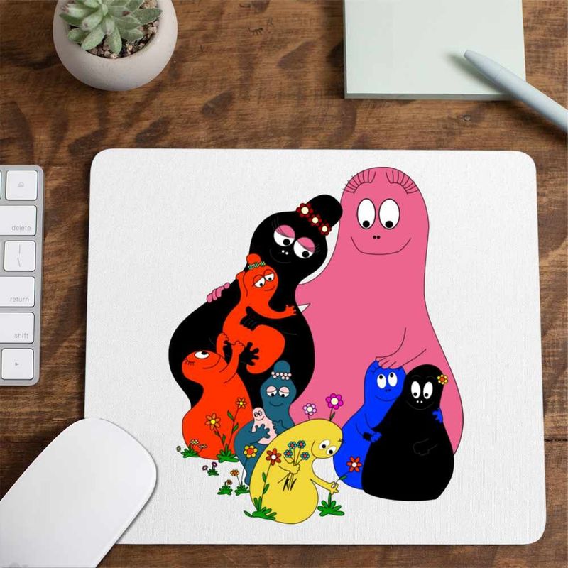 PC, gaming si accesorii - Periferice PC - Mousepad - Mousepad Barbapapa Familie Aventuri, CoolTrend, 21x19cm - Infinity.ro