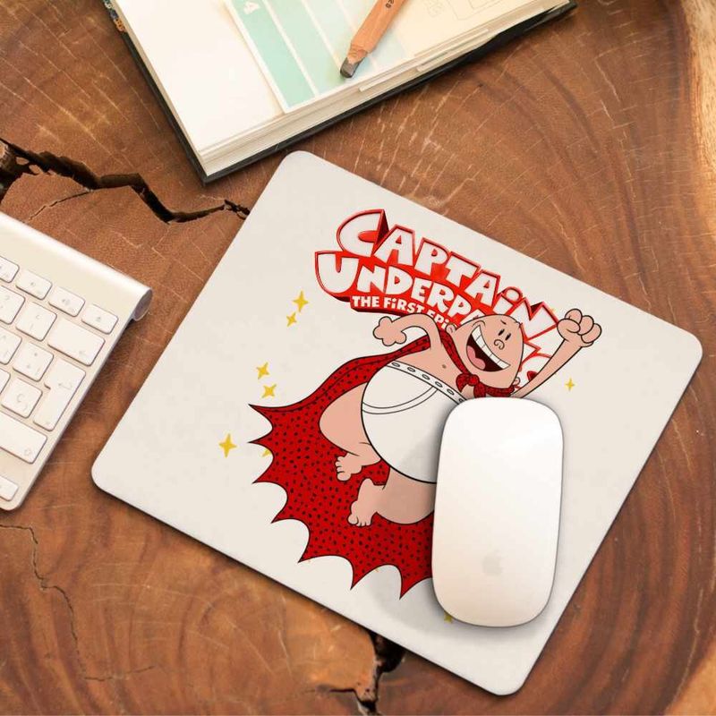 PC, gaming si accesorii - Periferice PC - Mousepad - Mousepad Captain Underpants Capitanul Chilot Dav Pilkey CoolTrend, 21x19cm - Infinity.ro