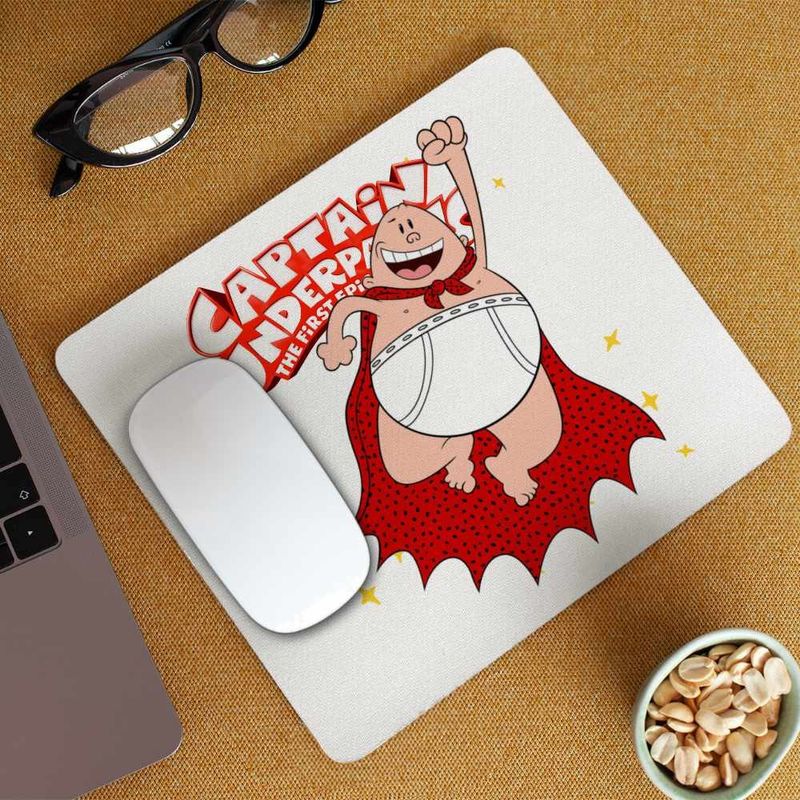 PC, gaming si accesorii - Periferice PC - Mousepad - Mousepad Captain Underpants Capitanul Chilot Dav Pilkey CoolTrend, 21x19cm - Infinity.ro
