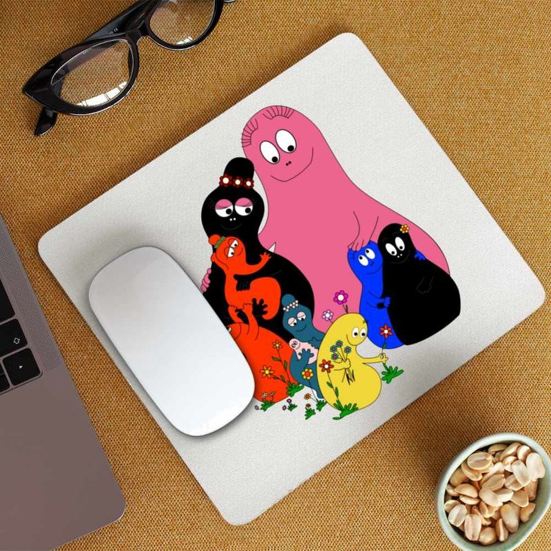 PC, gaming si accesorii - Periferice PC - Mousepad - Mousepad Barbapapa Familie Aventuri, CoolTrend, 21x19cm - Infinity.ro