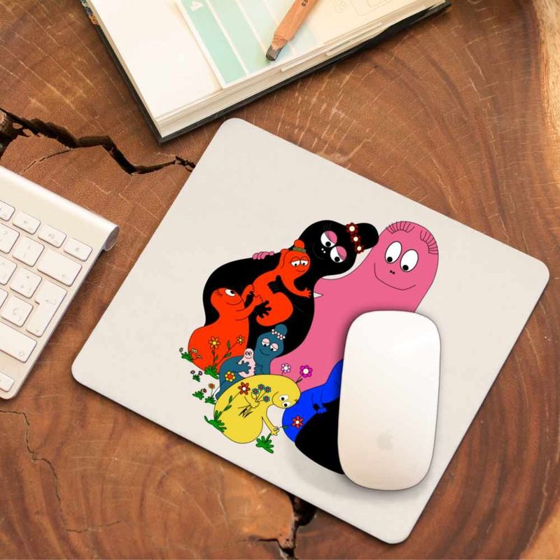 PC, gaming si accesorii - Periferice PC - Mousepad - Mousepad Barbapapa Familie Aventuri, CoolTrend, 21x19cm - Infinity.ro