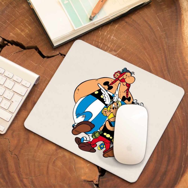 PC, gaming si accesorii - Periferice PC - Mousepad - Mousepad Asterix Obelix Dogmatix Caesar Cleopatra, CoolTrend, 21x19cm - Infinity.ro