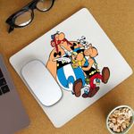PC, gaming si accesorii - Periferice PC - Mousepad - Mousepad Asterix Obelix Dogmatix Caesar Cleopatra, CoolTrend, 21x19cm - Infinity.ro