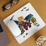 PC, gaming si accesorii - Periferice PC - Mousepad - Mousepad Fnaf Minecraft Five Nights at Freddy Horror Halloween CoolTrend, 21x19cm - Infinity.ro