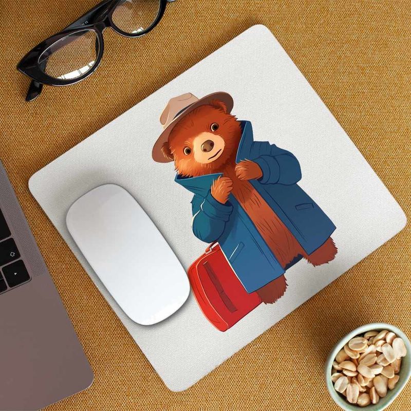 PC, gaming si accesorii - Periferice PC - Mousepad - Mousepad Paddington Urs America de sud Excursie, CoolTrend, 21x19cm - Infinity.ro