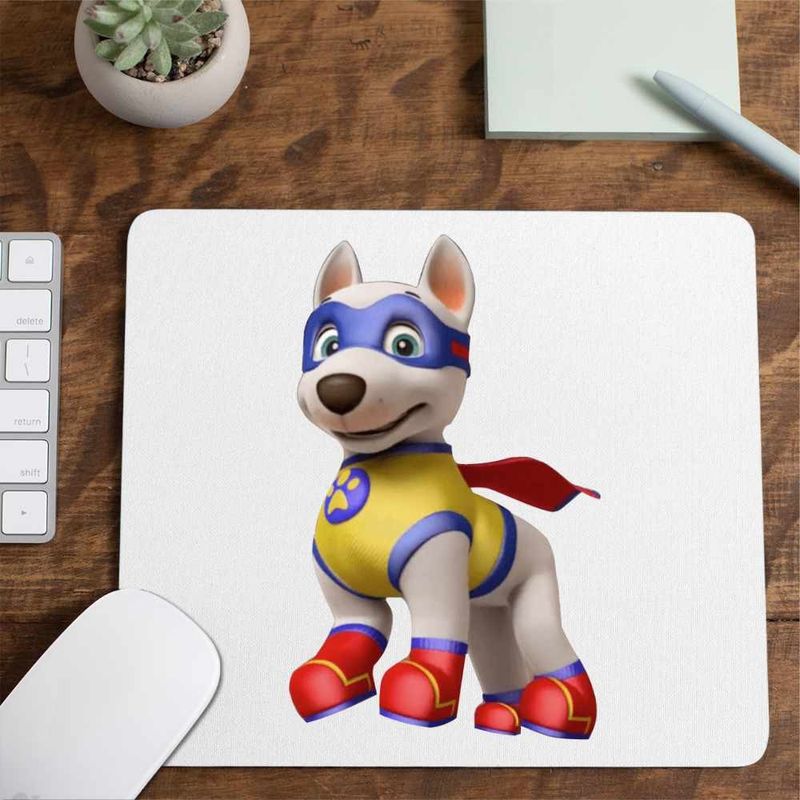 PC, gaming si accesorii - Periferice PC - Mousepad - Mousepad Paw Patrol Apollo Patrula Catelusilor, CoolTrend, 21x19cm - Infinity.ro