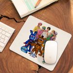 PC, gaming si accesorii - Periferice PC - Mousepad - Mousepad Fnaf Saja Boys Huntrix Five Nights at Freddy Horror Halloween CoolTrend, 21x19cm - Infinity.ro