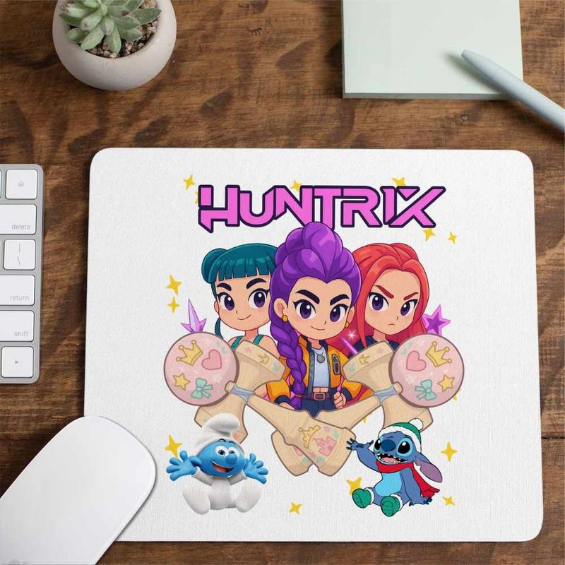 PC, gaming si accesorii - Periferice PC - Mousepad - Mousepad Kendama Huntrix K-Pop Demon Hunters Coreea CoolTrend, 21x19cm - Infinity.ro
