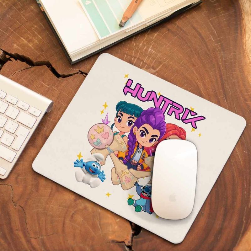 PC, gaming si accesorii - Periferice PC - Mousepad - Mousepad Kendama Huntrix K-Pop Demon Hunters Coreea CoolTrend, 21x19cm - Infinity.ro