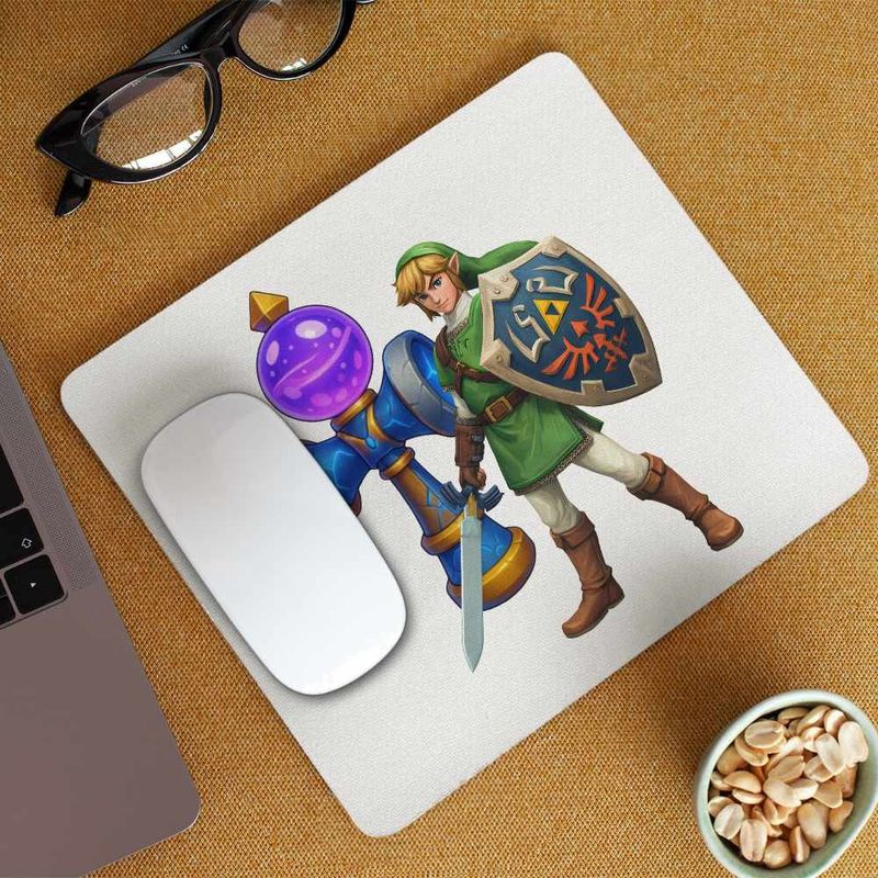 PC, gaming si accesorii - Periferice PC - Mousepad - Mousepad Kendama Legend of Zelda Cavaler Epic Battle CoolTrend, 21x19cm - Infinity.ro