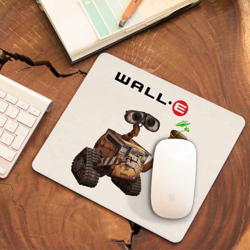 PC, gaming si accesorii - Periferice PC - Mousepad - Mousepad Wall-E Planta Floare Cizma Bocanc Papuc Robot Viitor CoolTrend, 21x19cm - Infinity.ro