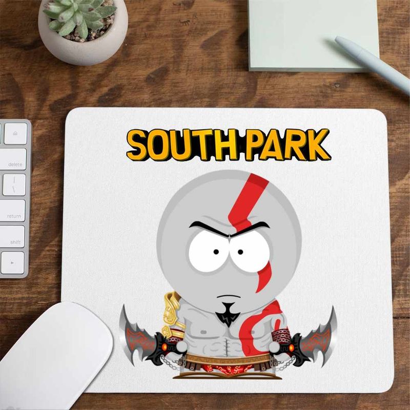 PC, gaming si accesorii - Periferice PC - Mousepad - Mousepad South Park God Of War Viking Razboinic, CoolTrend, 21x19cm - Infinity.ro