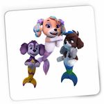 PC, gaming si accesorii - Periferice PC - Mousepad - Mousepad Paw Patrol Merpups Caini Sirena Patrula Catelusilor, CoolTrend, 21x19cm - Infinity.ro